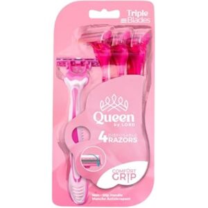 queen by lord triple blade shaving razor set of 4 39.95